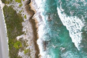 Coastline on East End Grand Cayman.